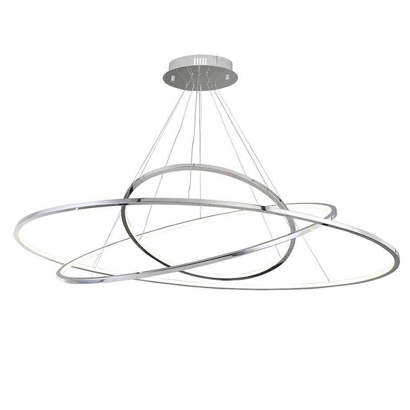 Люстра Plexus Ring Horizontal Trio Chrome Хром Люстра Plexus Ring Horizontal Trio Chrome Хром в Тюмени | Loft Concept