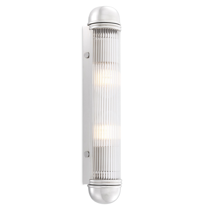 Бра Eichholtz Wall Lamp Auburn Nickel Никель Прозрачный Бра Eichholtz Wall Lamp Auburn Nickel Никель Прозрачный в Тюмени | Loft Concept
