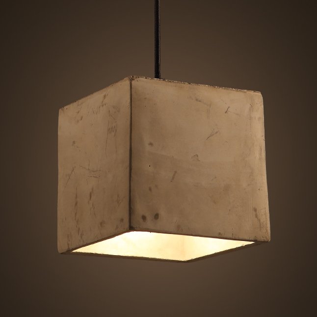 Подвесной светильник Art Concrete Cub Подвесной светильник Art Concrete Cub в Тюмени | Loft Concept
