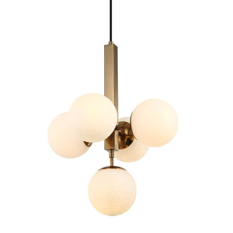 Люстра Perforated Glass Bubbles bronze 5 Бронза Бежевый Люстра Perforated Glass Bubbles bronze 5 Бронза Бежевый в Тюмени | Loft Concept
