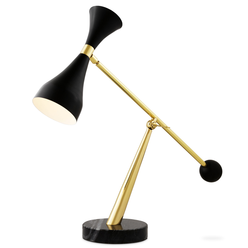 Настольная лампа Eichholtz Desk Lamp Cordero Черный Латунь Черный Мрамор Nero Настольная лампа Eichholtz Desk Lamp Cordero Черный Латунь Черный Мрамор Nero в Тюмени | Loft Concept