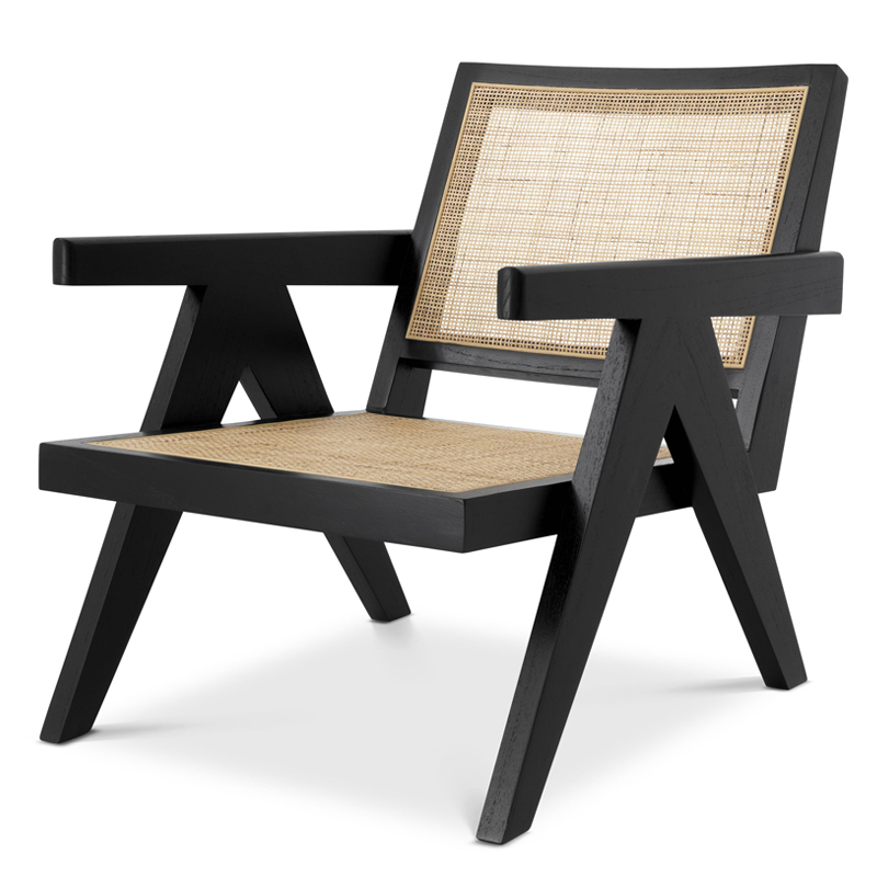 Кресло Eichholtz Chair Aristide black Черный Бежевый Кресло Eichholtz Chair Aristide black Черный Бежевый в Тюмени | Loft Concept