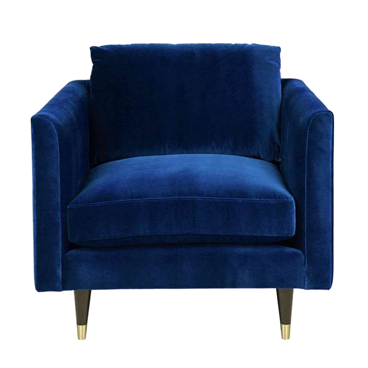 Кресло LIVING BY CHRISTIANE LEMIEUX Henry Armchair Синий Кресло LIVING BY CHRISTIANE LEMIEUX Henry Armchair Синий в Тюмени | Loft Concept