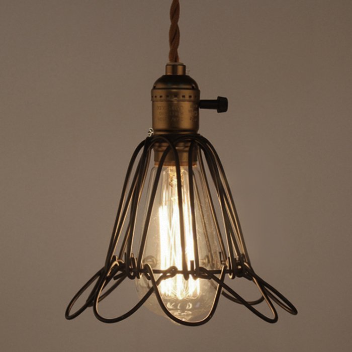 Подвесной светильник Loft Industry Cage Pendant Бронза Подвесной светильник Loft Industry Cage Pendant Бронза в Тюмени | Loft Concept