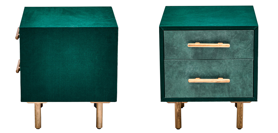 Тумба Smoky Green Nightstand Тумба Smoky Green Nightstand - Loft-Concept в Тюмени