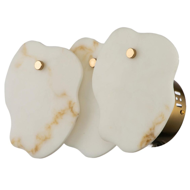 Бра из Мрамора Lucretia Marble Wall Lamp Латунь Белый Мрамор Bianco Бра из Мрамора Lucretia Marble Wall Lamp Латунь Белый Мрамор Bianco в Тюмени | Loft Concept