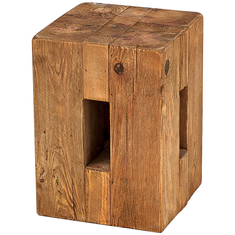 Приставной стол из массива сосны Harlee Wood Side Table Древесина Приставной стол из массива сосны Harlee Wood Side Table Древесина в Тюмени | Loft Concept