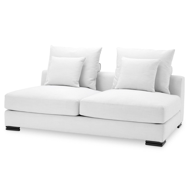 Диван Eichholtz Sofa Clifford 2-Seater white Белый Черный Диван Eichholtz Sofa Clifford 2-Seater white Белый Черный в Тюмени | Loft Concept