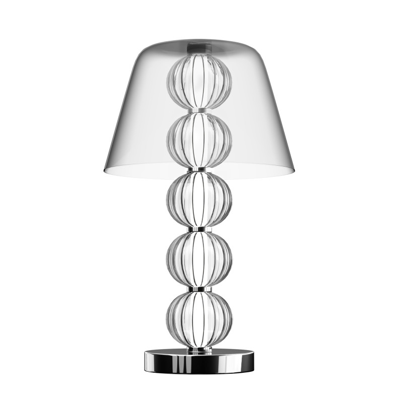 Настольная лампа со стеклянными шарами Balls Lamp Хром Настольная лампа со стеклянными шарами Balls Lamp Хром в Тюмени | Loft Concept