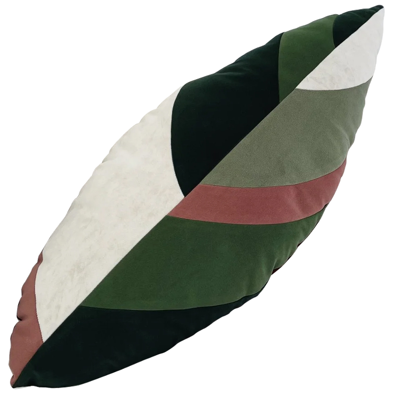 Декоративная подушка Botanical Cushion Stromanta Sanguinea Зеленый Белый Дымчатая Роза Декоративная подушка Botanical Cushion Stromanta Sanguinea Зеленый Белый Дымчатая Роза в Тюмени | Loft Concept