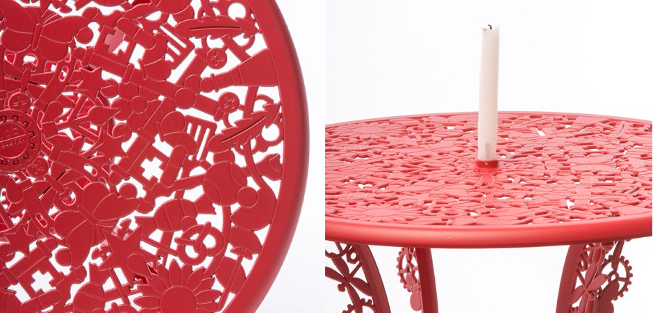 Обеденный стол Industry Collection ALUMINIUM TABLE – RED Обеденный стол Industry Collection ALUMINIUM TABLE – RED - Loft-Concept в Тюмени
