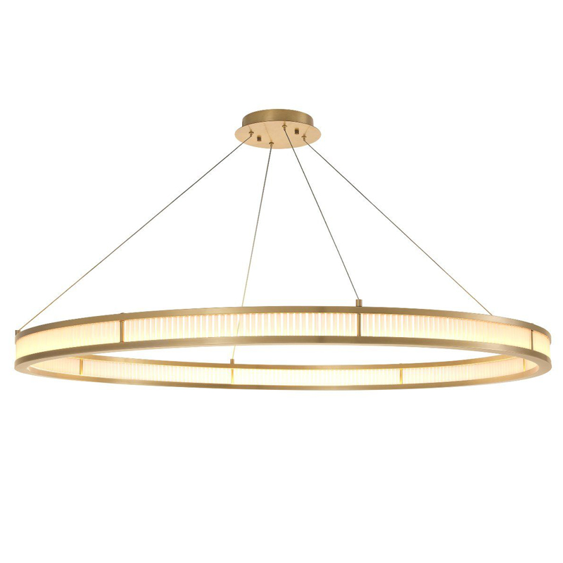 Люстра Eichholtz Chandelier Damien XL Brass Латунь Античная полированная Белое матовое стекло Люстра Eichholtz Chandelier Damien XL Brass Латунь Античная полированная Белое матовое стекло в Тюмени | Loft Concept