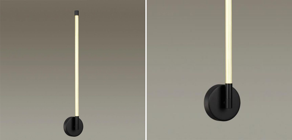 Черное Бра Trumpet tube светодиодное Черное Бра Trumpet tube светодиодное - Loft-Concept в Тюмени