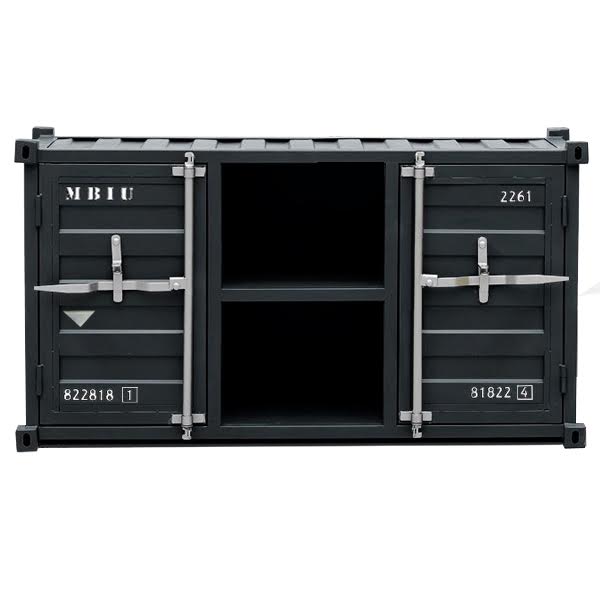 ТВ тумба Loft TV Sea container черный металл Черный ТВ тумба Loft TV Sea container черный металл Черный в Тюмени | Loft Concept