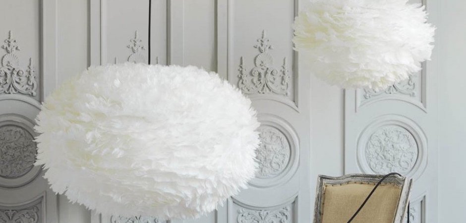 Люстра из перьев Plumage White Люстра из перьев Plumage White - Loft-Concept в Тюмени
