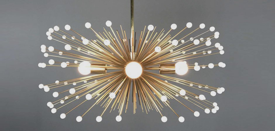 White Beaded Urchin Chandelier Sputnik White Beaded Urchin Chandelier Sputnik - Loft-Concept в Тюмени