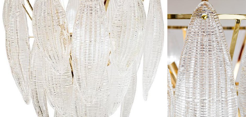 Textured glass Chandelier Textured glass Chandelier - Loft-Concept в Тюмени
