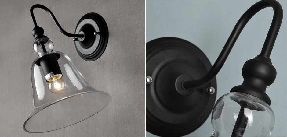 Бра Loft Glass bluebell Бра Loft Glass bluebell - Loft-Concept в Тюмени