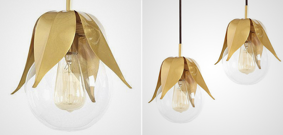 Подвесной светильник с цветочным декором FLOWER - Loft-Concept в Тюмени