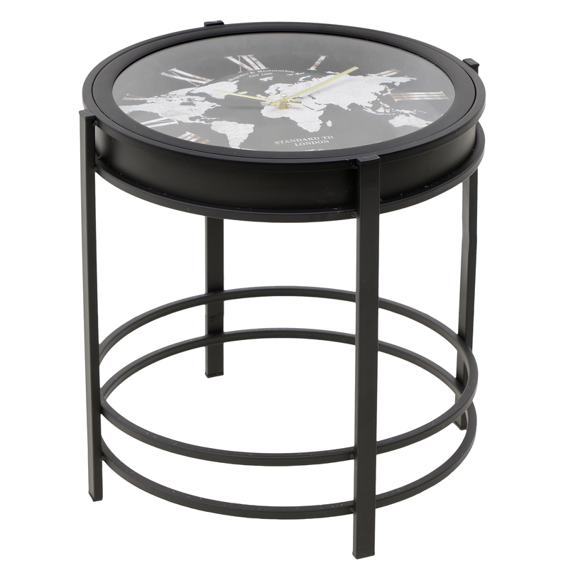 Приставной стол World Map Table Прозрачный Черный Приставной стол World Map Table Прозрачный Черный в Тюмени | Loft Concept