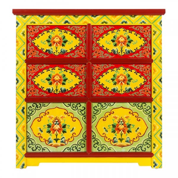 Комод в китайском стиле Chinese Multicolor Мульти Комод в китайском стиле Chinese Multicolor Мульти в Тюмени | Loft Concept