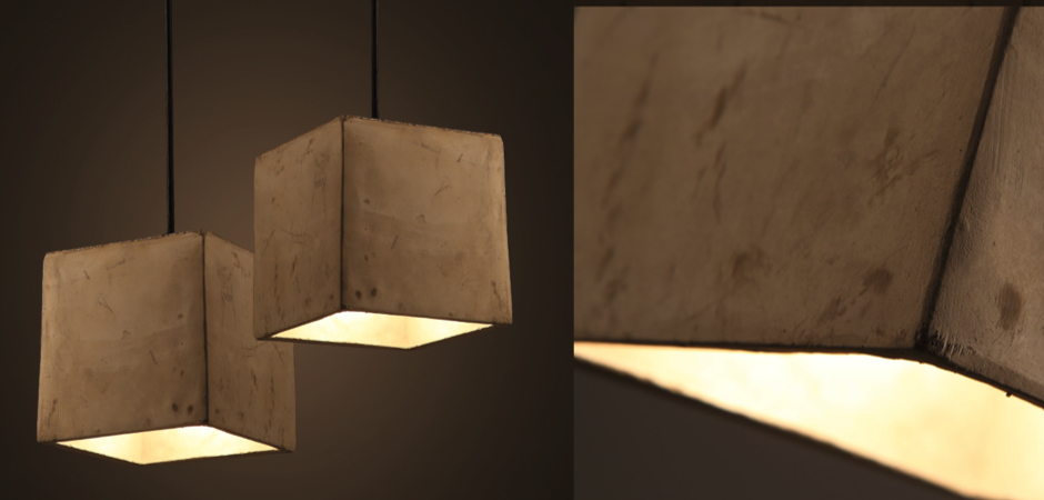 Подвесной светильник Art Concrete Cub Подвесной светильник Art Concrete Cub - Loft-Concept в Тюмени