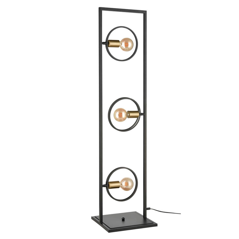 Торшер Loft Rings Light Черный Золотой Торшер Loft Rings Light Черный Золотой в Тюмени | Loft Concept