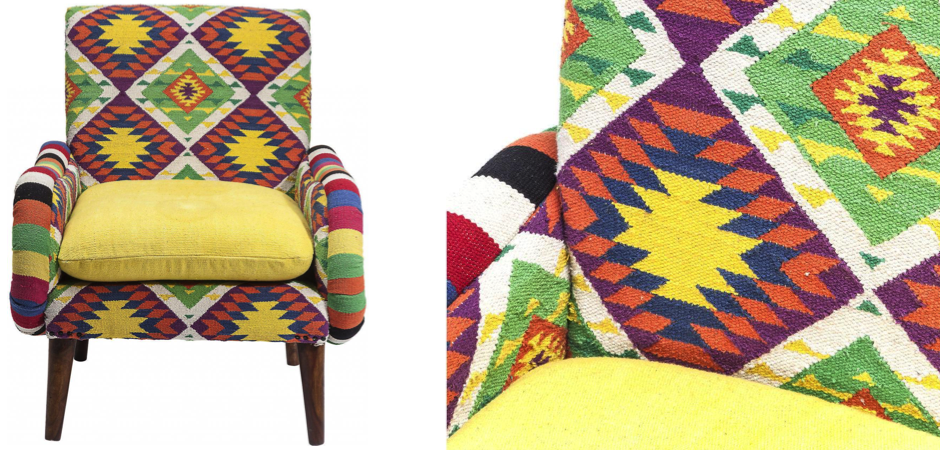 Кресло Ethnotica Kelim Chair Кресло Ethnotica Kelim Chair - Loft-Concept в Тюмени