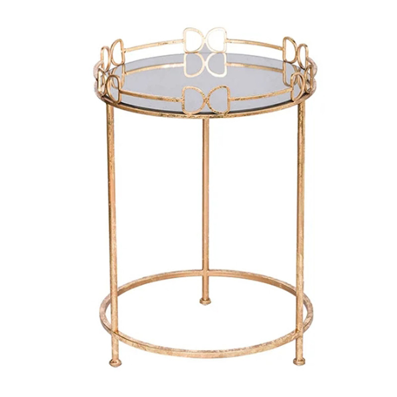 Приставной столик Round Table gold Золотой Приставной столик Round Table gold Золотой в Тюмени | Loft Concept