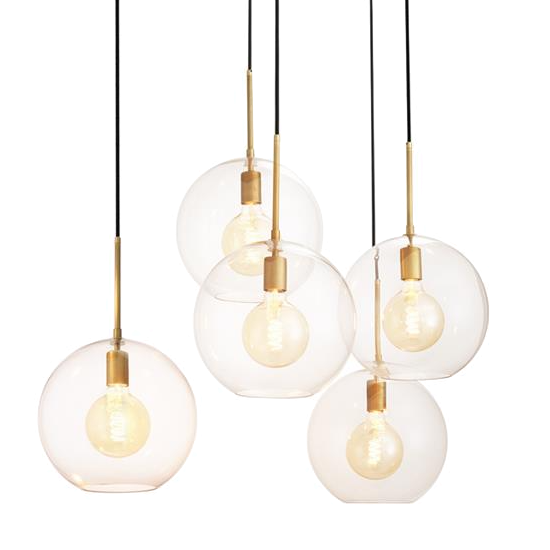 Люстра Chandelier Tango 5 light Латунь Античная полированная Темная бронза Прозрачное Стекло Люстра Chandelier Tango 5 light Латунь Античная полированная Темная бронза Прозрачное Стекло в Тюмени | Loft Concept