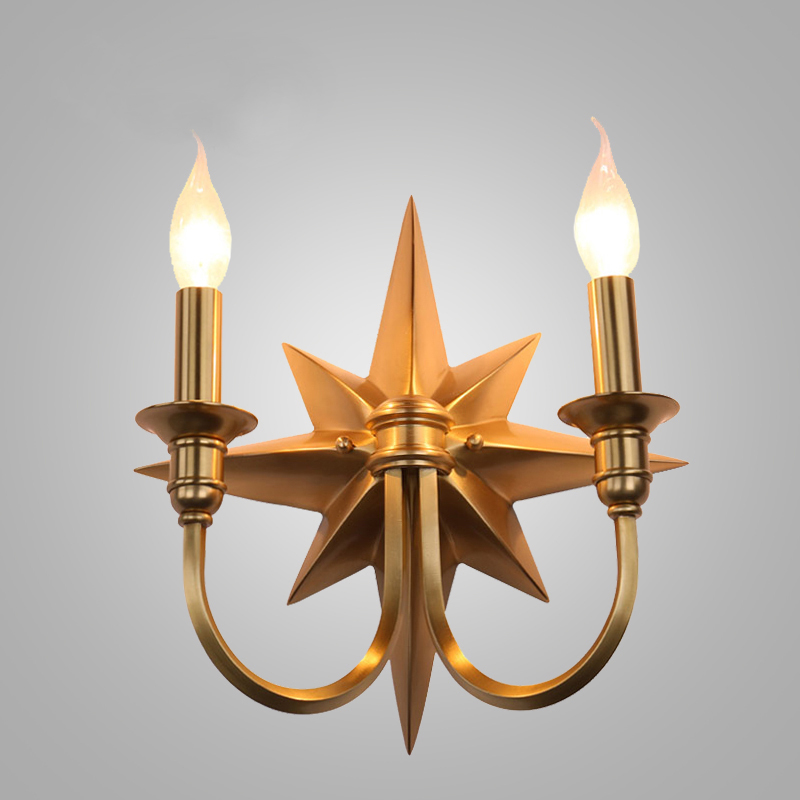 Бра Base Star Wall lamp Double Латунь Бра Base Star Wall lamp Double Латунь в Тюмени | Loft Concept