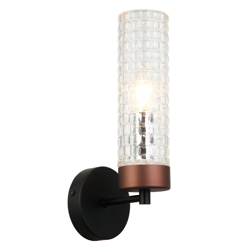 Бра Otes Sconce Черный Коричневый Прозрачный в Тюмени | Loft Concept 