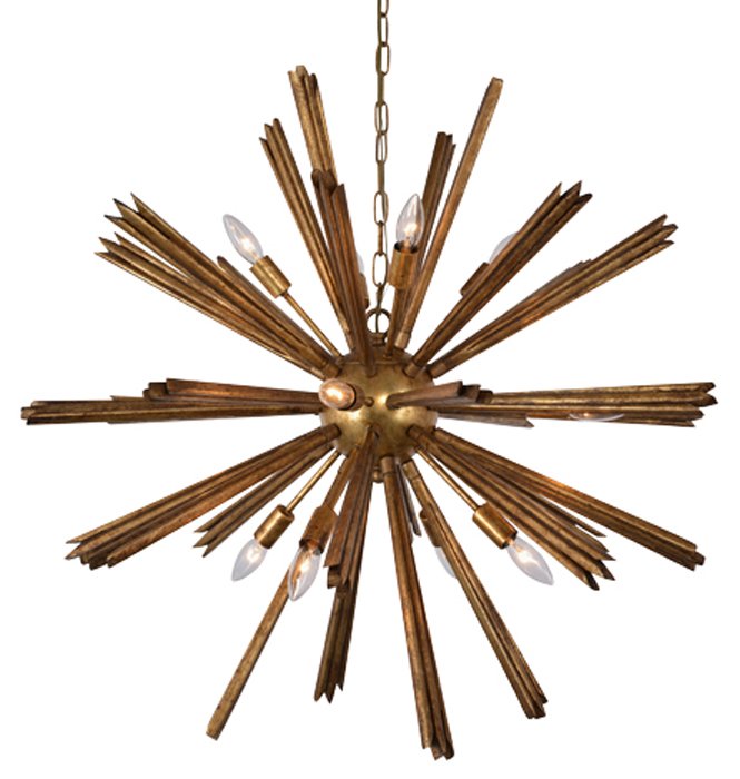 Подвесной светильник Gothic Star Chandelier Золотой Подвесной светильник Gothic Star Chandelier Золотой в Тюмени | Loft Concept
