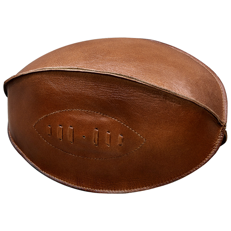Аксессуар мяч для регби Leather Rugby Ball Коричневый Аксессуар мяч для регби Leather Rugby Ball Коричневый в Тюмени | Loft Concept