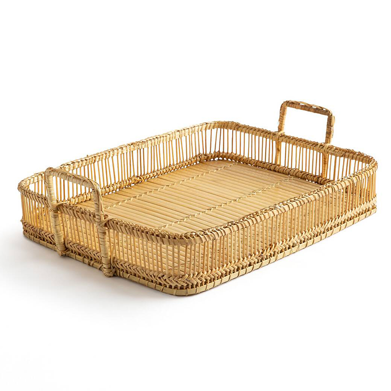 Поднос Wicker Bamboo Rattan Бежевый Поднос Wicker Bamboo Rattan Бежевый в Тюмени | Loft Concept