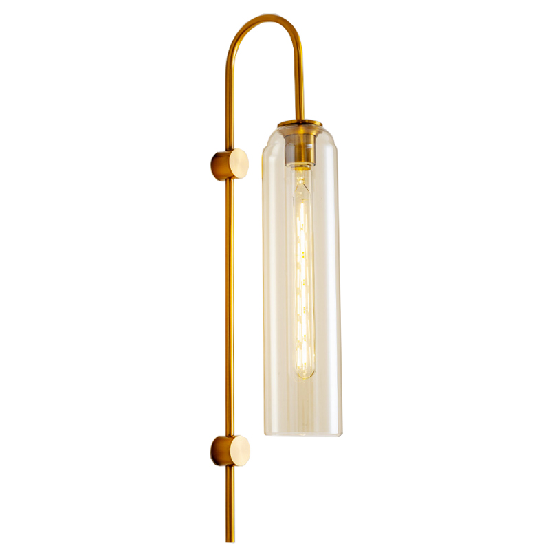 Бра ARTICOLO float Wall Sconce Transparent Глянцевое золото Прозрачный Бра ARTICOLO float Wall Sconce Transparent Глянцевое золото Прозрачный в Тюмени | Loft Concept