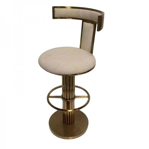 Барный стул Kelly Wearstler Marmont Bar Stool ivory ( слоновая кость ) Латунь Барный стул Kelly Wearstler Marmont Bar Stool ivory ( слоновая кость ) Латунь в Тюмени | Loft Concept