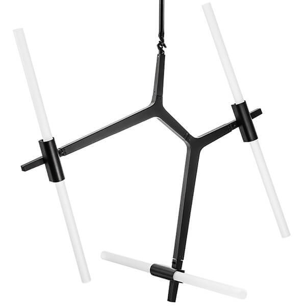 Люстра Агнес Chandelier Black 6 Белый Черный Люстра Агнес Chandelier Black 6 Белый Черный в Тюмени | Loft Concept