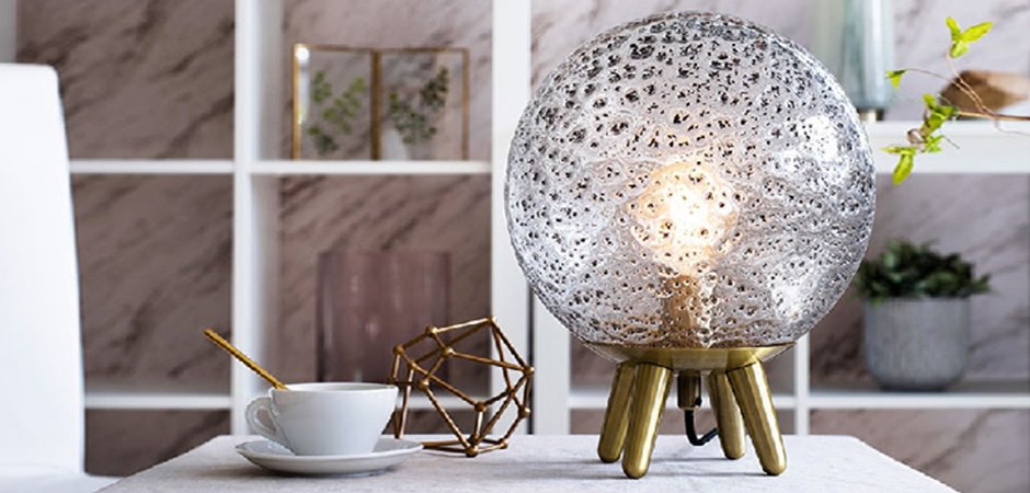 Лампа Retro Ball Table Lamp Лампа Retro Ball Table Lamp - Loft-Concept в Тюмени