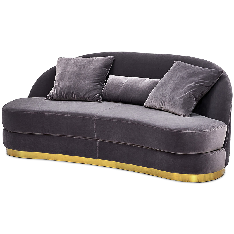 Диван Zalika Sofa Violet Dusk ( фиолетовый сумрак ) Глянцевое золото Диван Zalika Sofa Violet Dusk ( фиолетовый сумрак ) Глянцевое золото в Тюмени | Loft Concept
