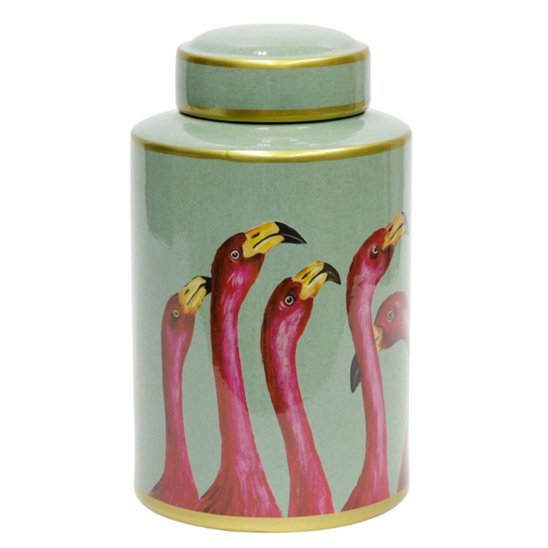 Ваза Flamingo Vase Розовый Бирюзовый Золотой Ваза Flamingo Vase Розовый Бирюзовый Золотой в Тюмени | Loft Concept