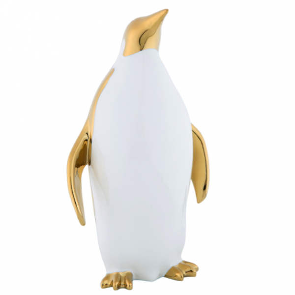Декор Penguin Big Белый Золотой Декор Penguin Big Белый Золотой в Тюмени | Loft Concept