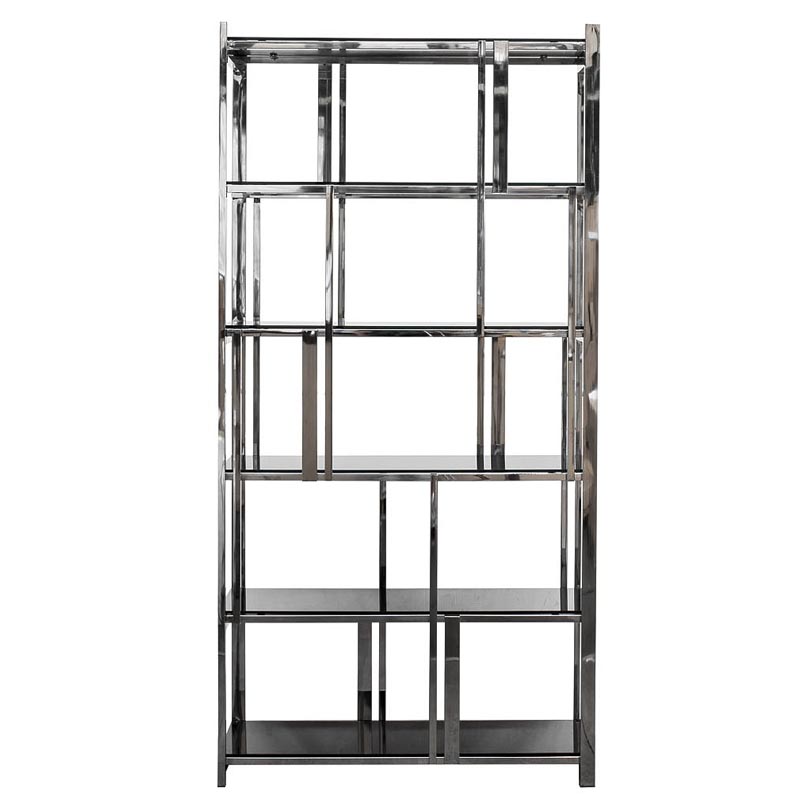Стеллаж Kenton Rack Хром Черный Стеллаж Kenton Rack Хром Черный в Тюмени | Loft Concept