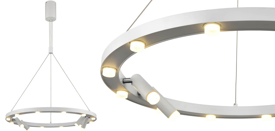 Люстра Rigor & Conciseness Lighting White Disk Люстра Rigor & Conciseness Lighting White Disk - Loft-Concept в Тюмени