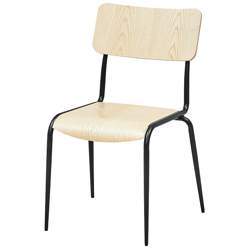 Стул Joshua Loft Stool light Древесина Черный Стул Joshua Loft Stool light Древесина Черный в Тюмени | Loft Concept