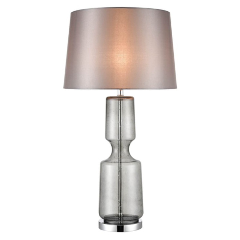 Настольная лампа Серое Стекло Antero Chrome Table Lamp Хром Настольная лампа Серое Стекло Antero Chrome Table Lamp Хром в Тюмени | Loft Concept
