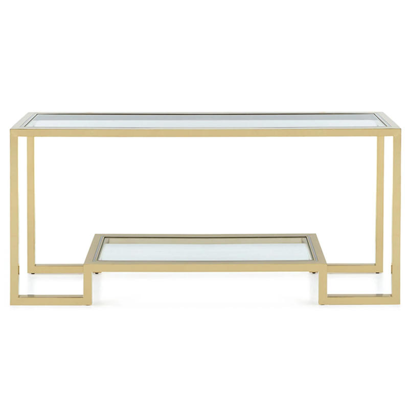 Emma Console Глянцевое золото Прозрачное Стекло Emma Console Глянцевое золото Прозрачное Стекло в Тюмени | Loft Concept