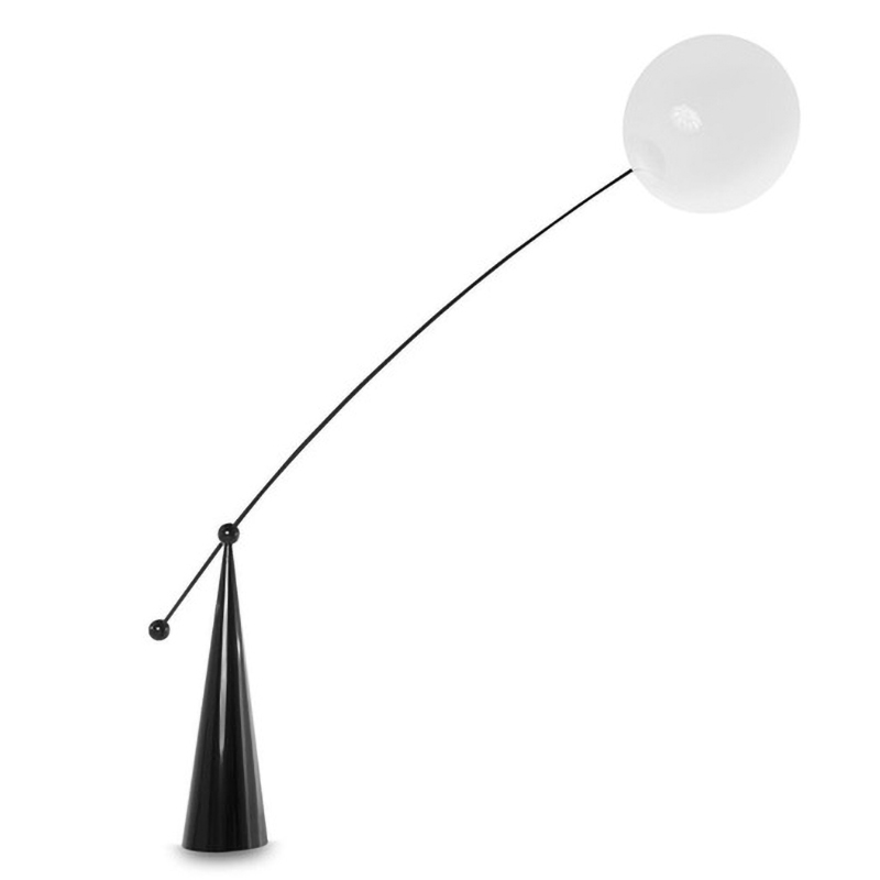 Торшер Opal LED Surface Floor Light Черный Белый Торшер Opal LED Surface Floor Light Черный Белый в Тюмени | Loft Concept