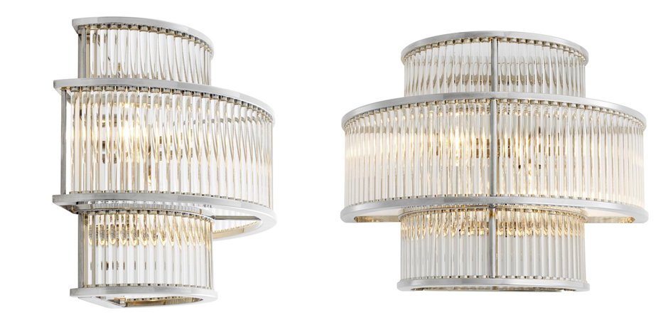 Бра Wall Lamp Mancini Nickel Бра Wall Lamp Mancini Nickel - Loft-Concept в Тюмени