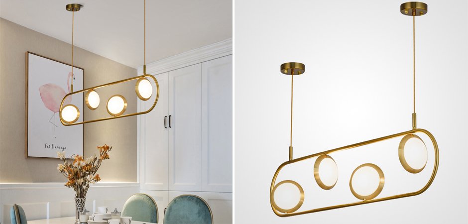 Люстра HOOP LED LONG Люстра HOOP LED LONG - Loft-Concept в Тюмени